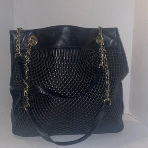 Bally leather quilted tote - Gem